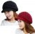 YSense Wear – Gorro de punto holgado para mujer, 2 unidades, con visera, para invierno
