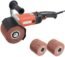 110V 1400W Burnishing Polishing Machine, funchic Handheld Adjustable Sander Polisher Weel, Electric Sander Polisher for Wood Stainless Steel Polishing with 2 Wheel